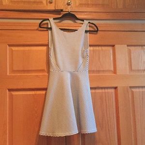 Stripped mini dress